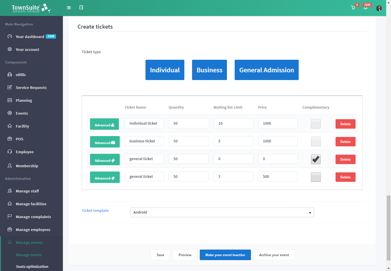 TicketGrid
