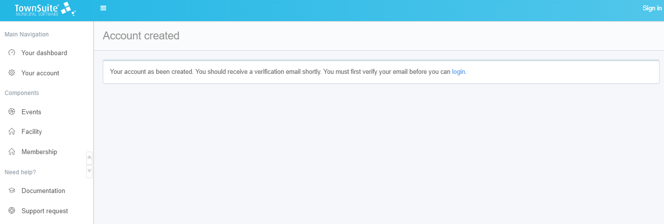 AccountCreated