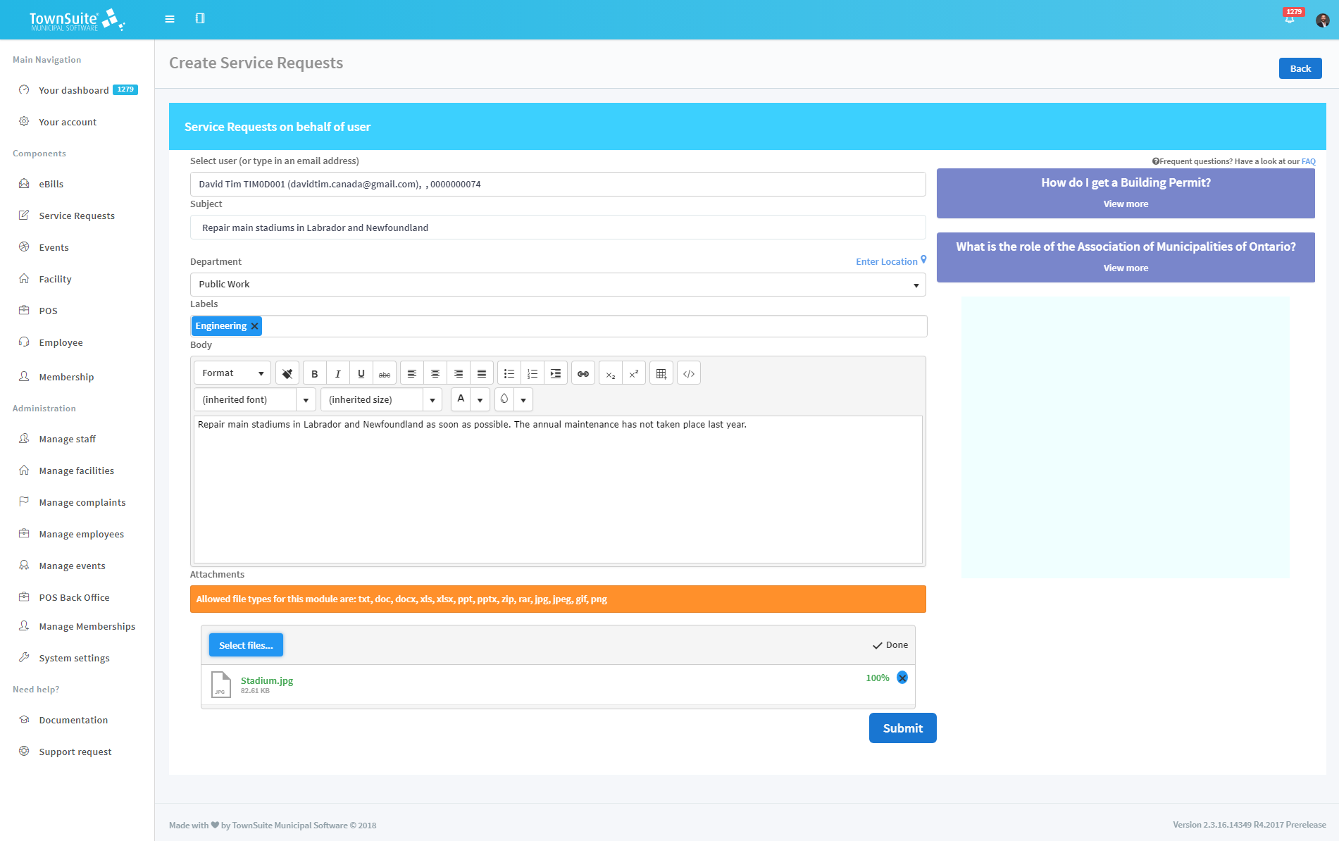 Adding An Attachment
