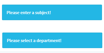 Validation Errors