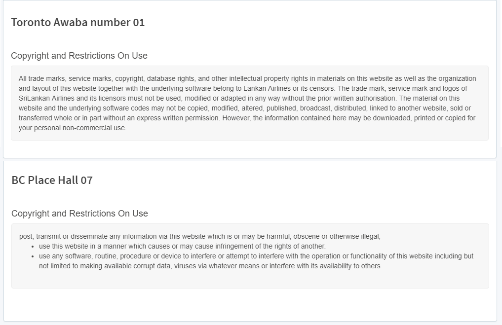 Terms and Conditions
